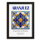 Aranjuez, Spain – Travel Poster, in sleek black frame