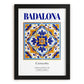Badalona, Spain – Travel Wall Decor, in sleek black frame