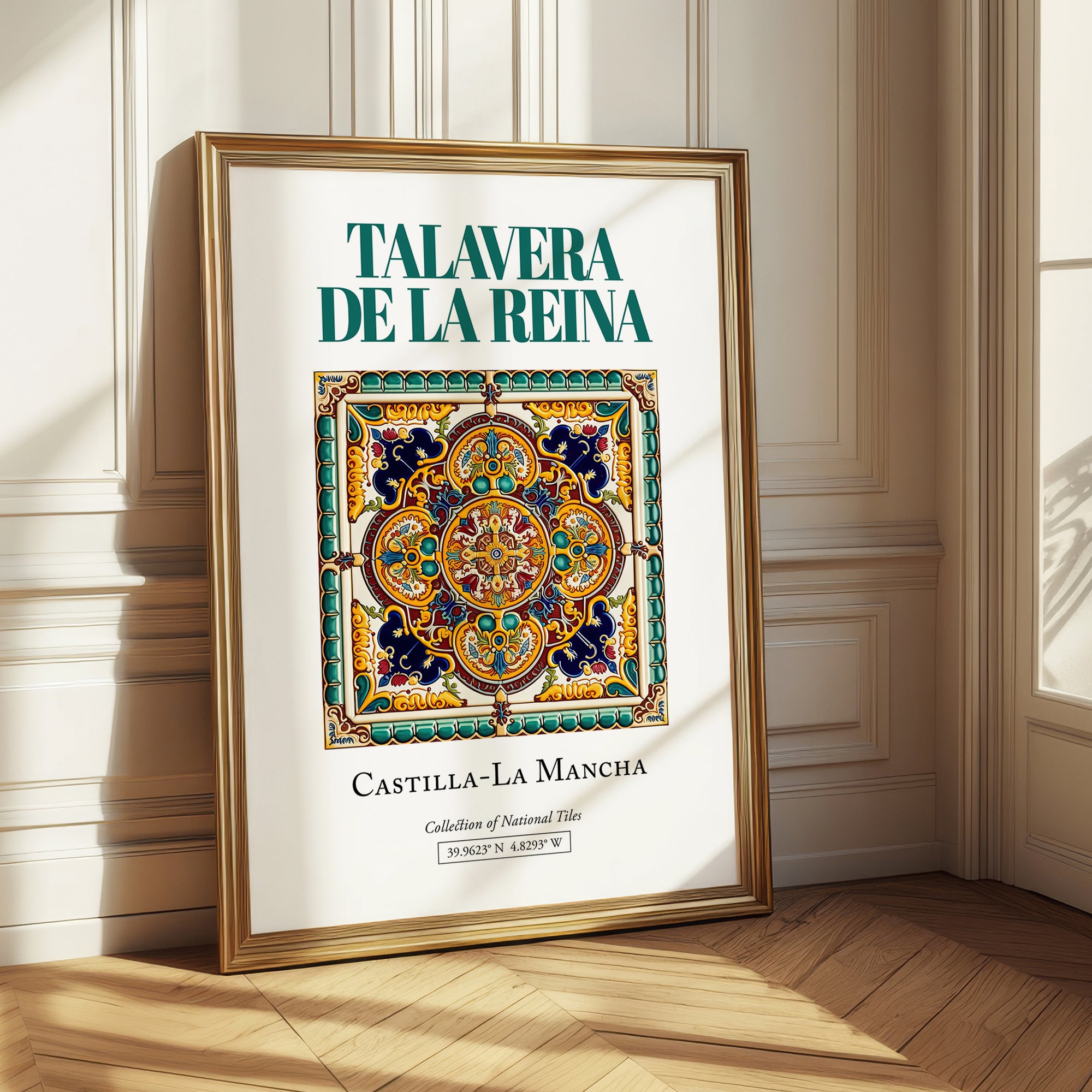 Talavera de la Reina, Spain – Historic Cities Art Print, styled in a charming Paris street view