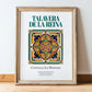 Talavera de la Reina, Spain – Historic Cities Art Print, in wooden frame leaning on the floor