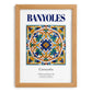 Banyoles, Spain – Travel Print, set in oak frame
