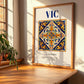Vic, Spain – Travel Print, clean layout with no caption