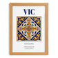 Vic, Spain – Travel Print, set in oak frame