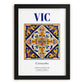 Vic, Spain – Travel Print, in sleek black frame