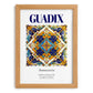 Guadix, Spain – Wanderlust-Inspired Poster, set in oak frame