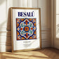 Besalú, Spain – Cultural Heritage Wall Art, styled in a charming Paris street view
