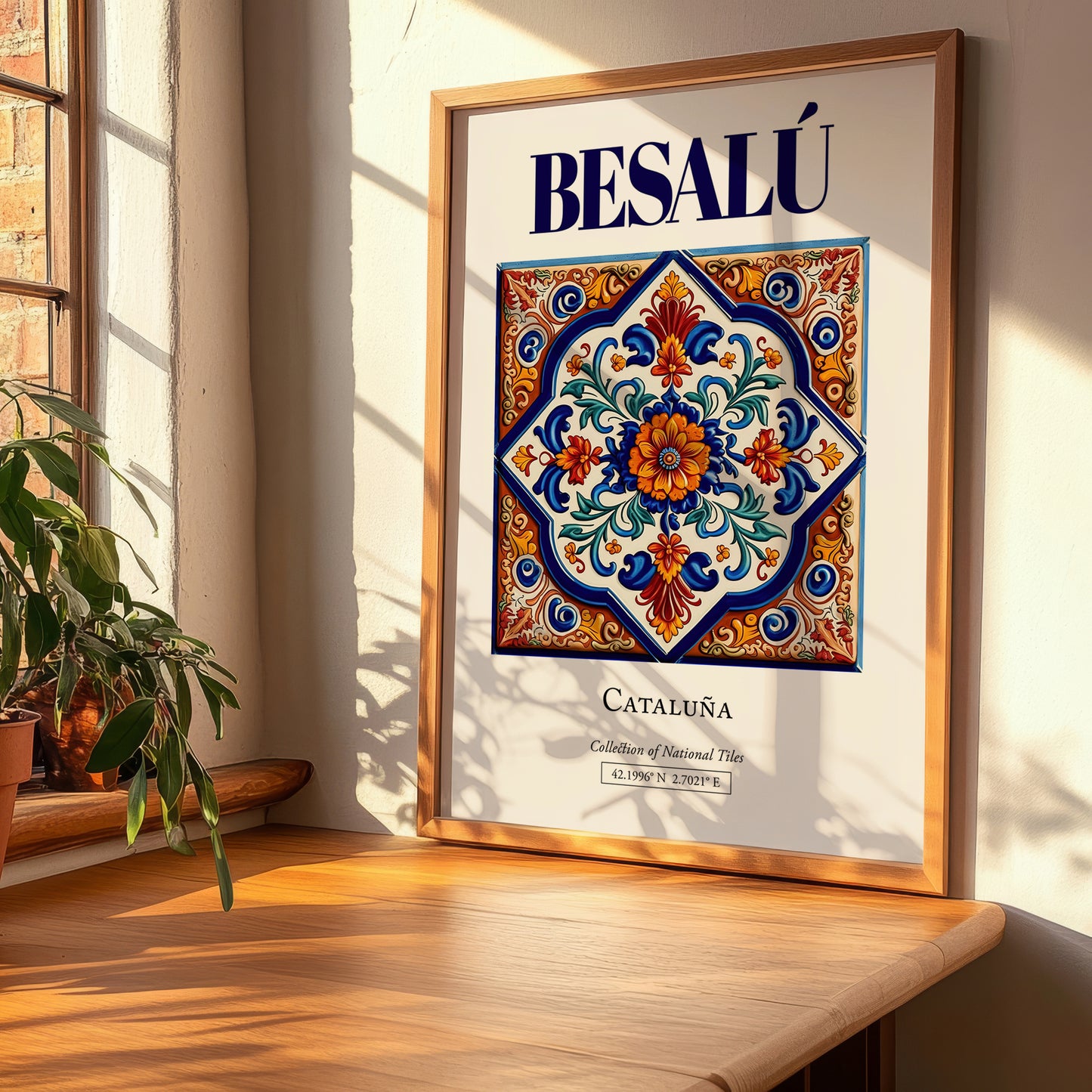 Besalú, Spain – Cultural Heritage Wall Art, clean layout with no caption