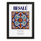 Besalú, Spain – Cultural Heritage Wall Art, in sleek black frame