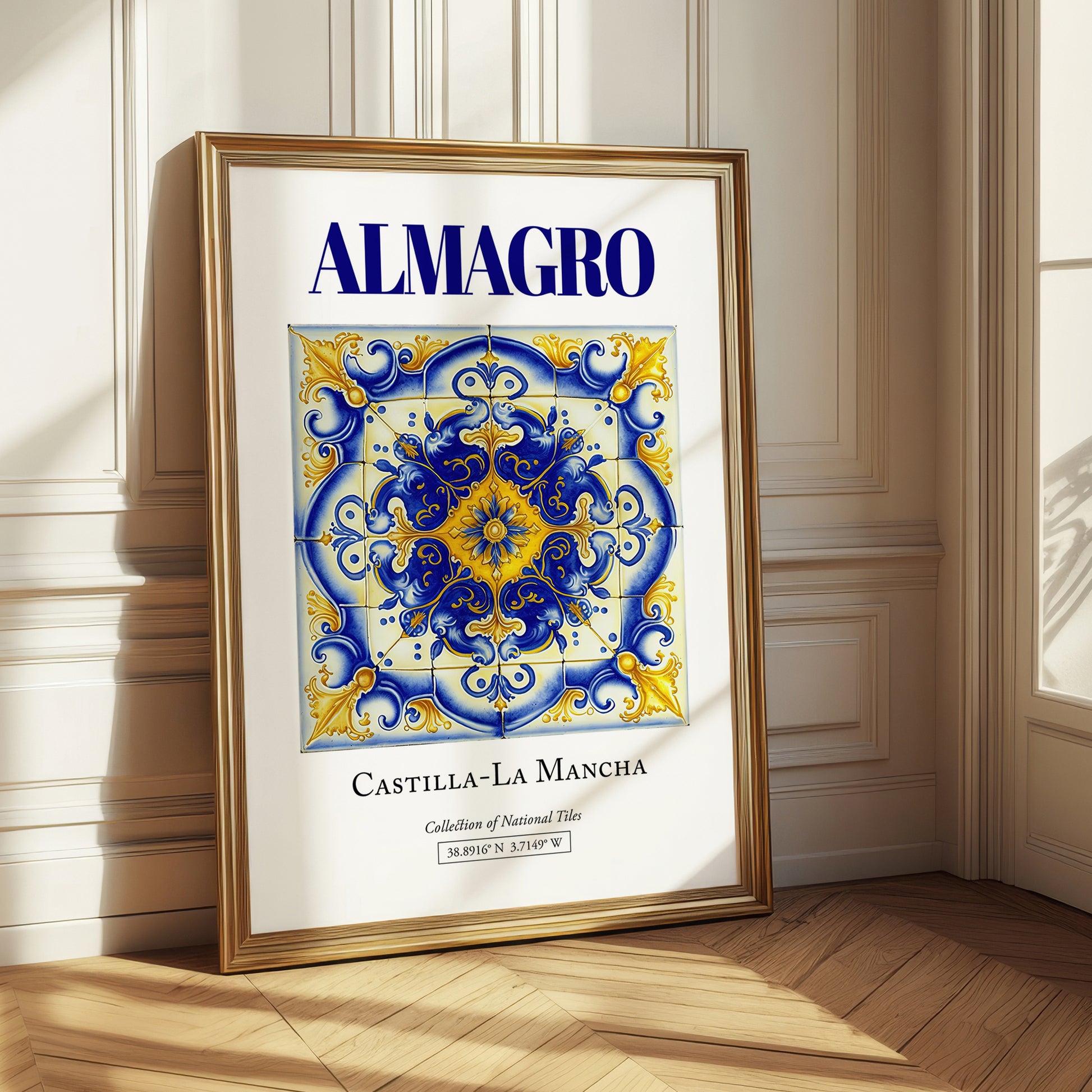 Almagro, Spain – World Heritage Travel Poster, styled in a charming Paris street view