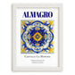 Almagro, Spain – World Heritage Travel Poster, placed in minimal white frame