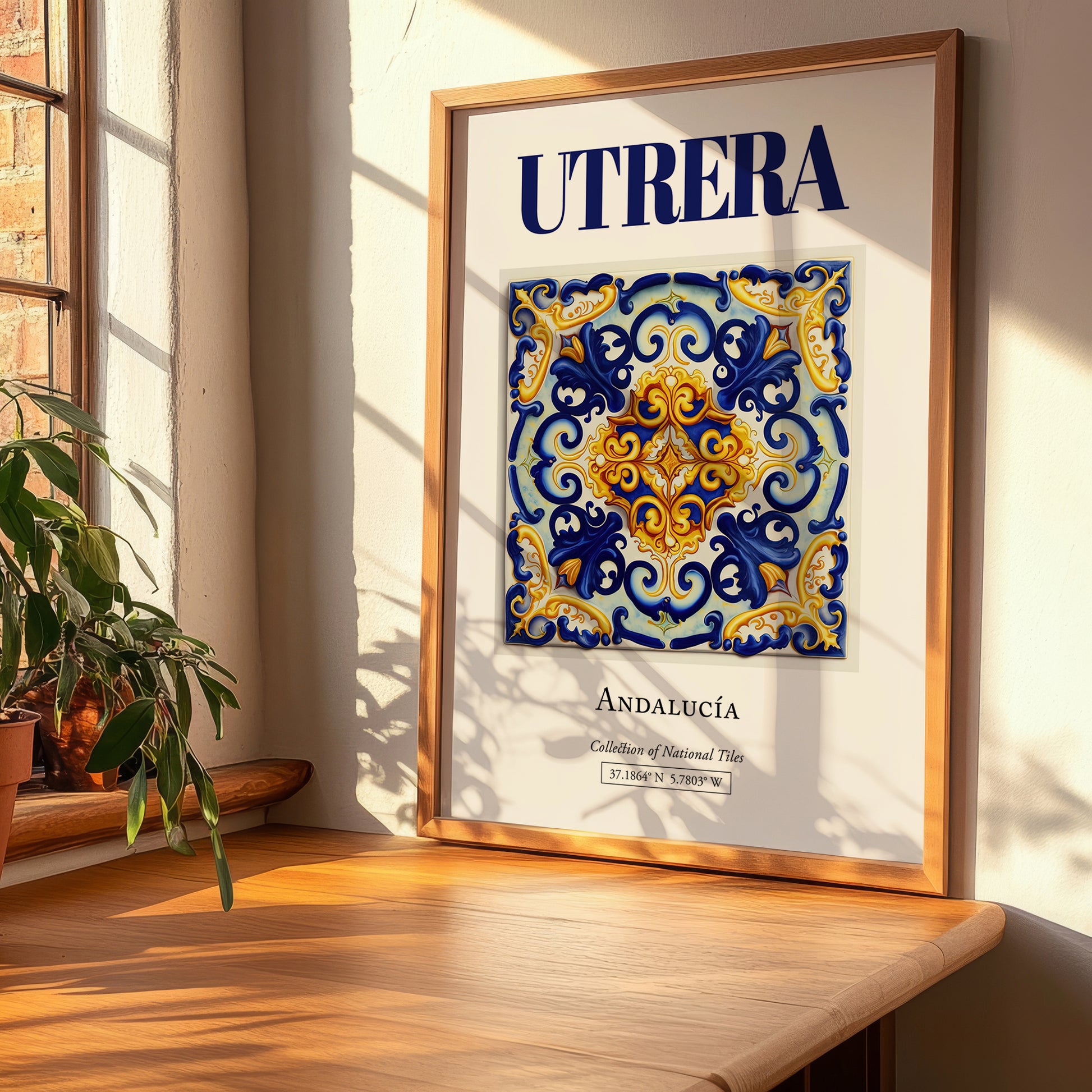 Utrera, Spain – Architectural Travel Art, clean layout with no caption