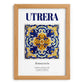 Utrera, Spain – Architectural Travel Art, set in oak frame