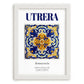Utrera, Spain – Architectural Travel Art, placed in minimal white frame