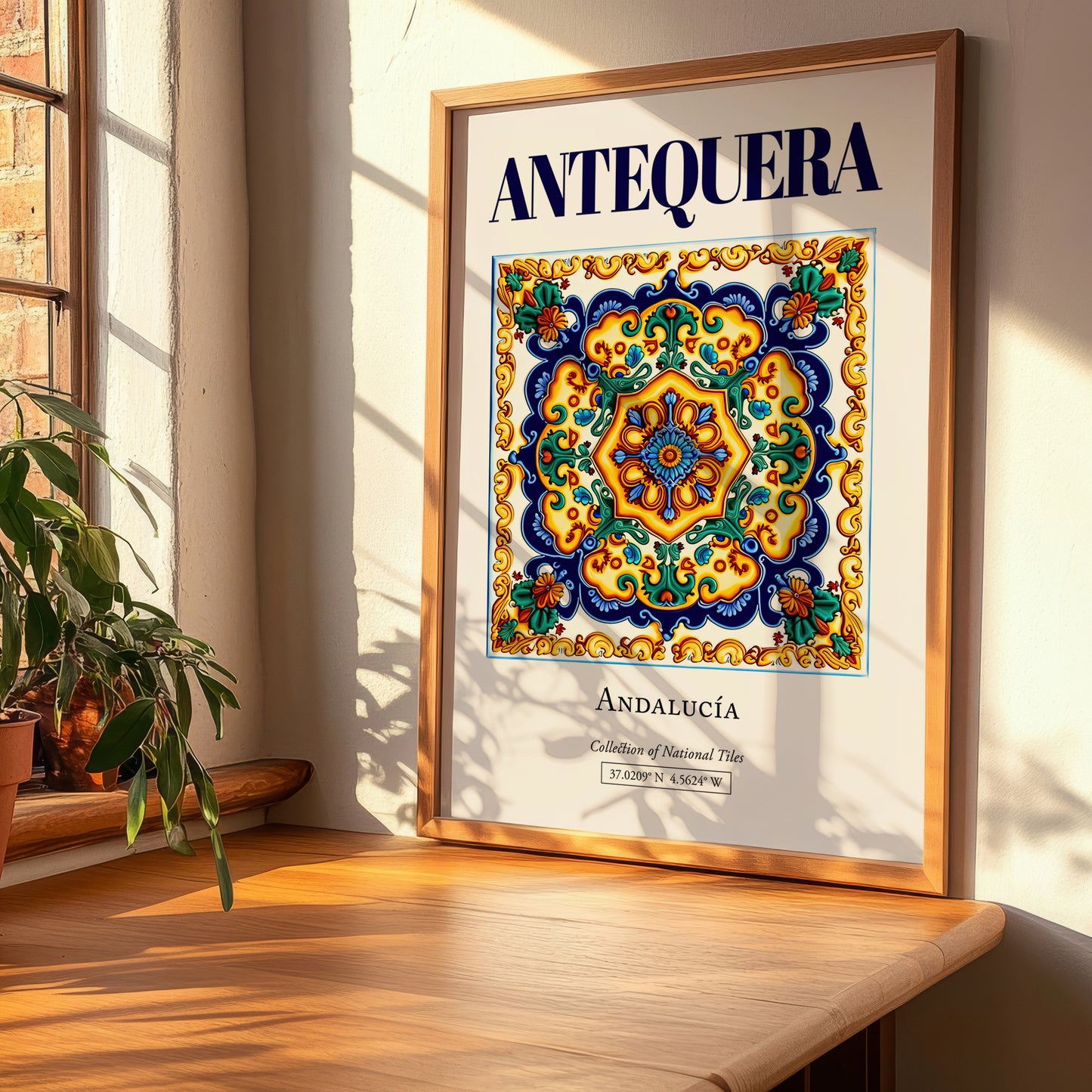 Antequera, Spain – Travel Print, clean layout with no caption