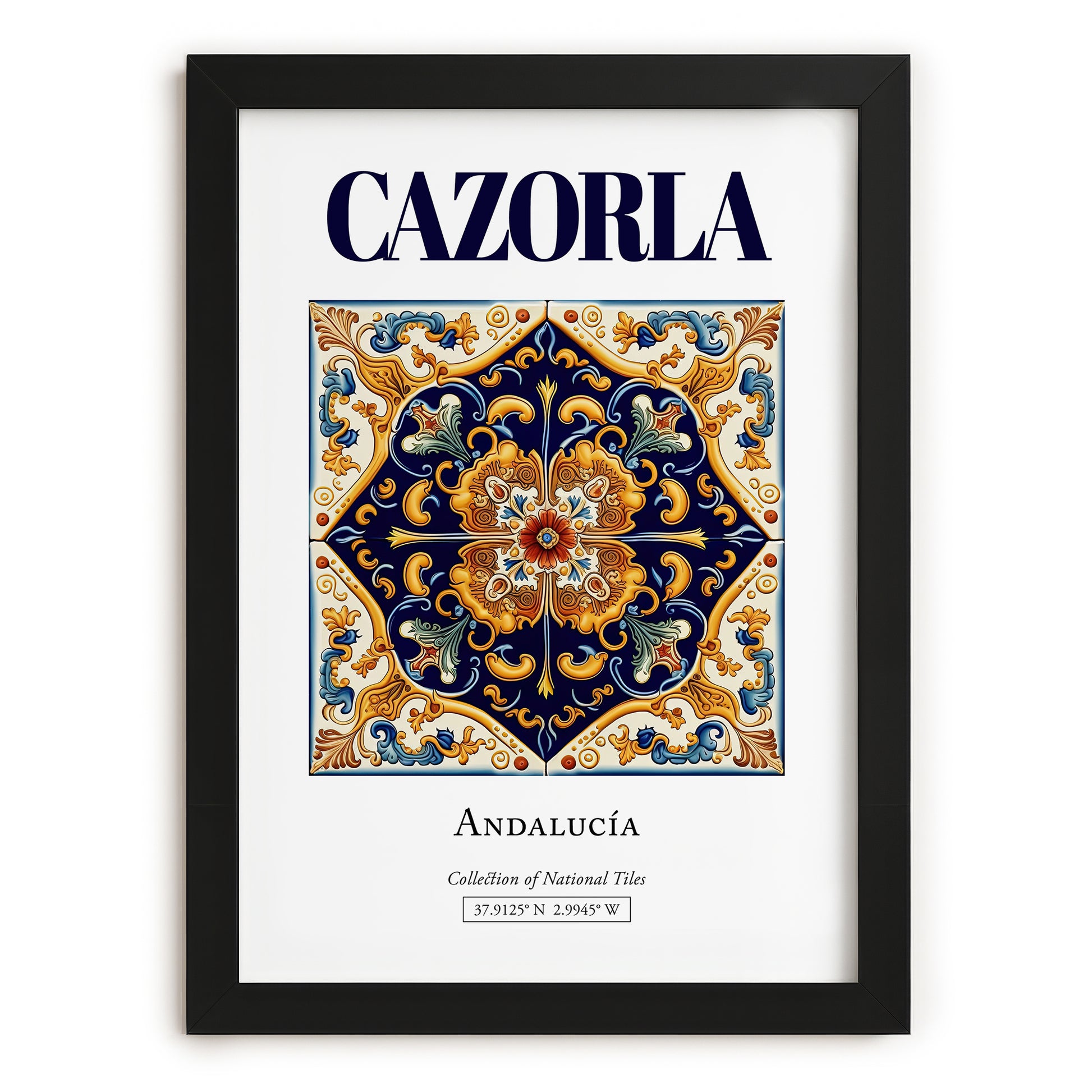 Cazorla, Spain – Travel Print, in sleek black frame