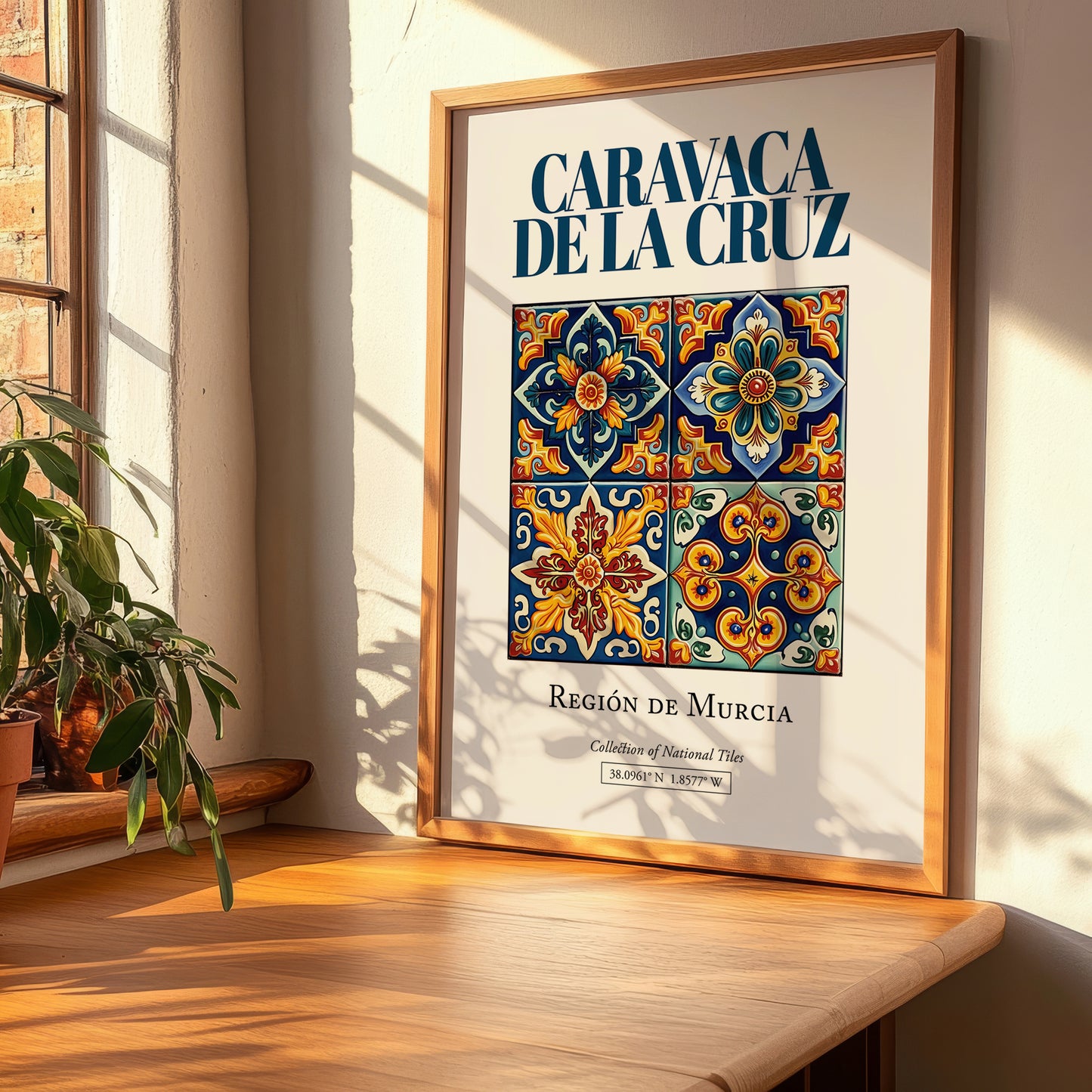 Caravaca de la Cruz, Spain – Travel Wall Art, clean layout with no caption