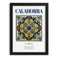 Calahorra, Spain – Travel Poster, in sleek black frame