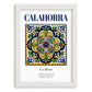 Calahorra, Spain – Travel Poster, placed in minimal white frame