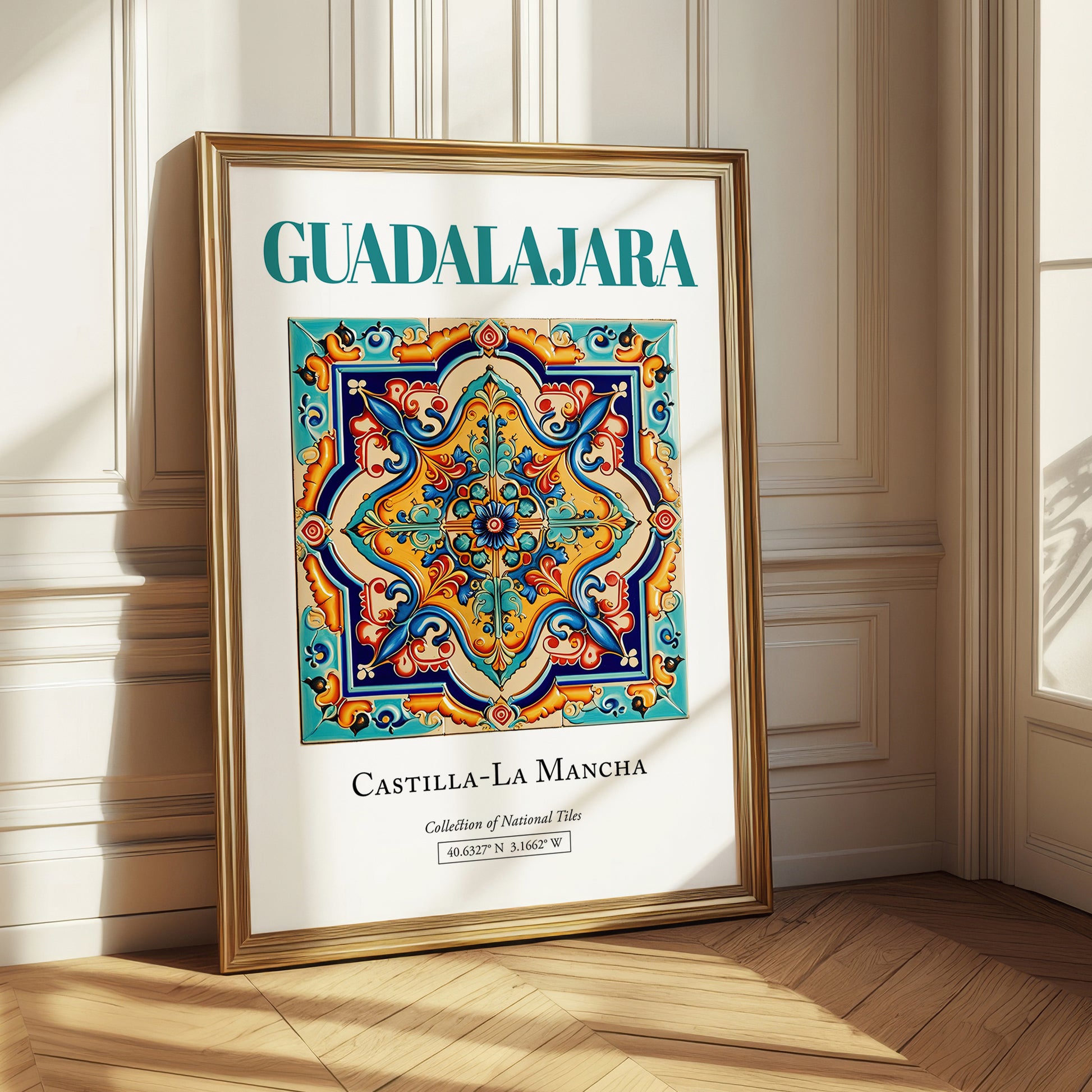 Guadalajara, Spain – Travel Wall Decor, styled in a charming Paris street view