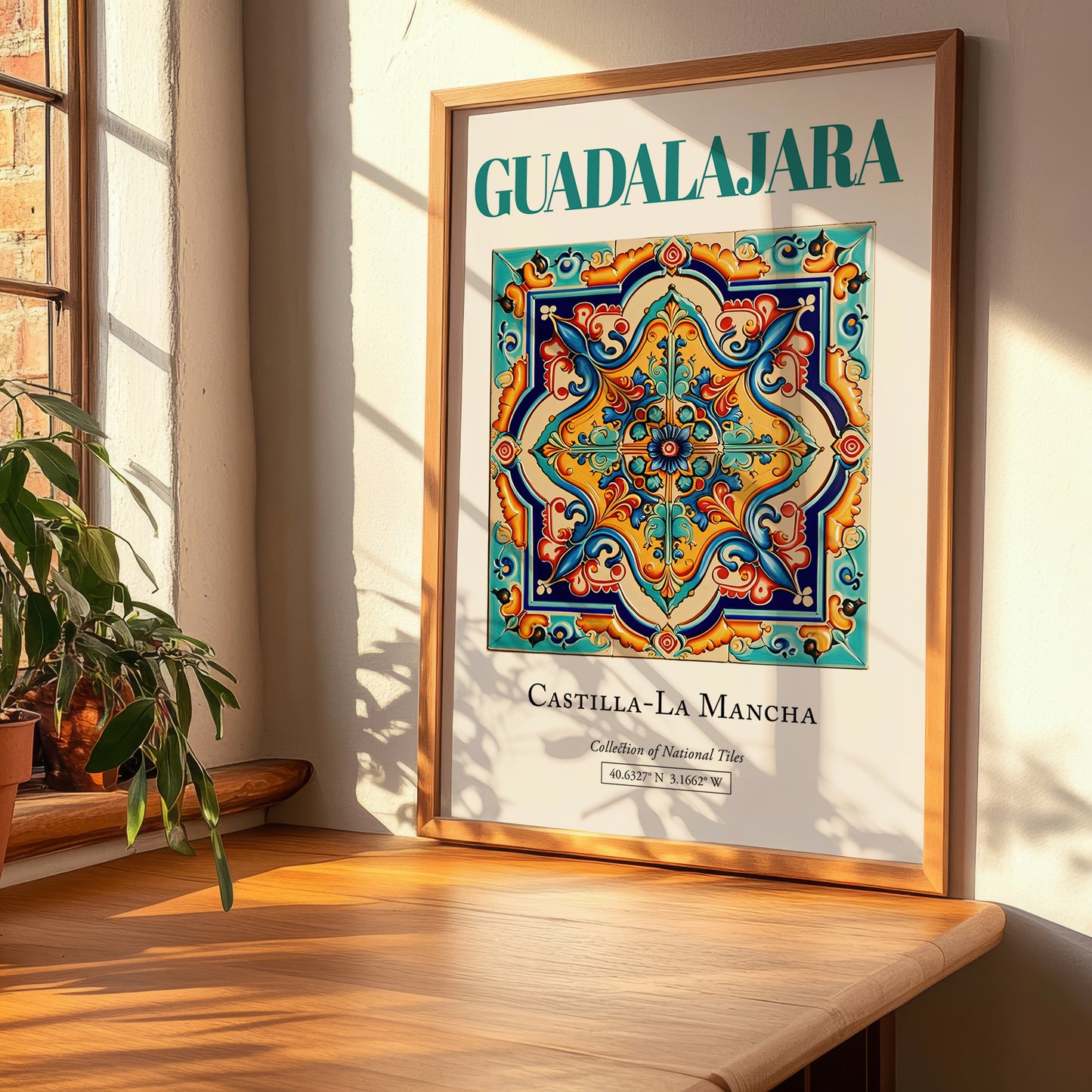 Guadalajara, Spain – Travel Wall Decor, clean layout with no caption