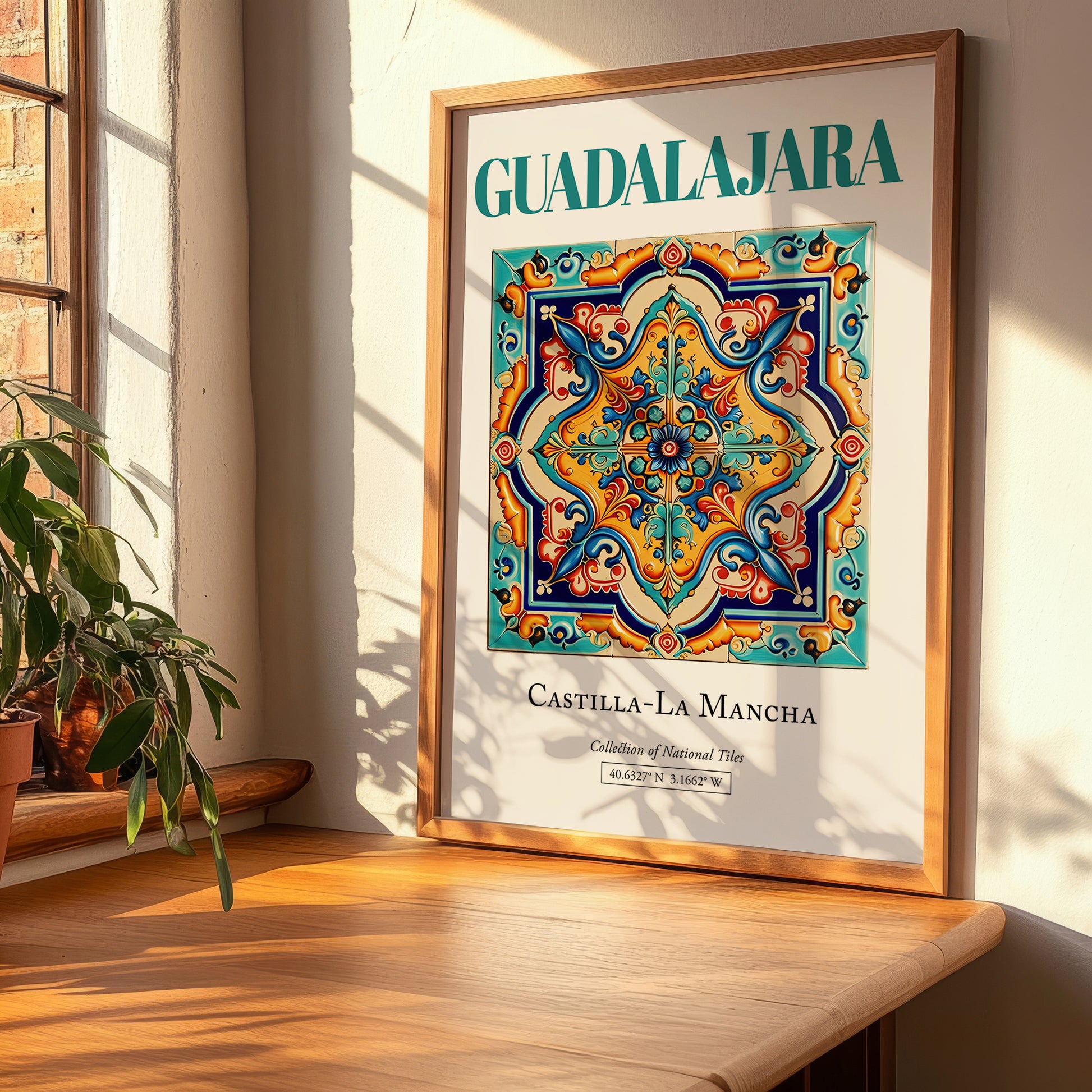 Guadalajara, Spain – Travel Wall Decor, clean layout with no caption