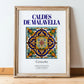 Caldes de Malavella, Spain – Wanderlust Wall Decor, in wooden frame leaning on the floor