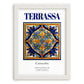 Terrassa, Spain – Wanderlust-Inspired Poster, placed in minimal white frame