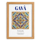 Gavà, Spain – Travel Print, set in oak frame