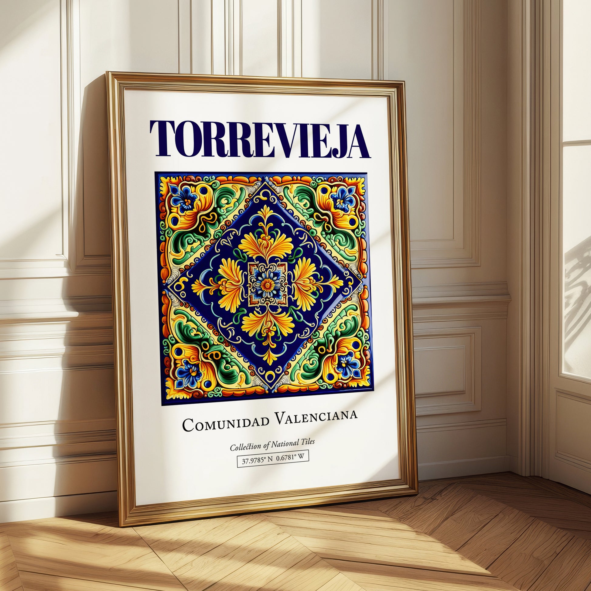 Torrevieja, Spain – Travel Print, styled in a charming Paris street view