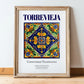 Torrevieja, Spain – Travel Print, in wooden frame leaning on the floor