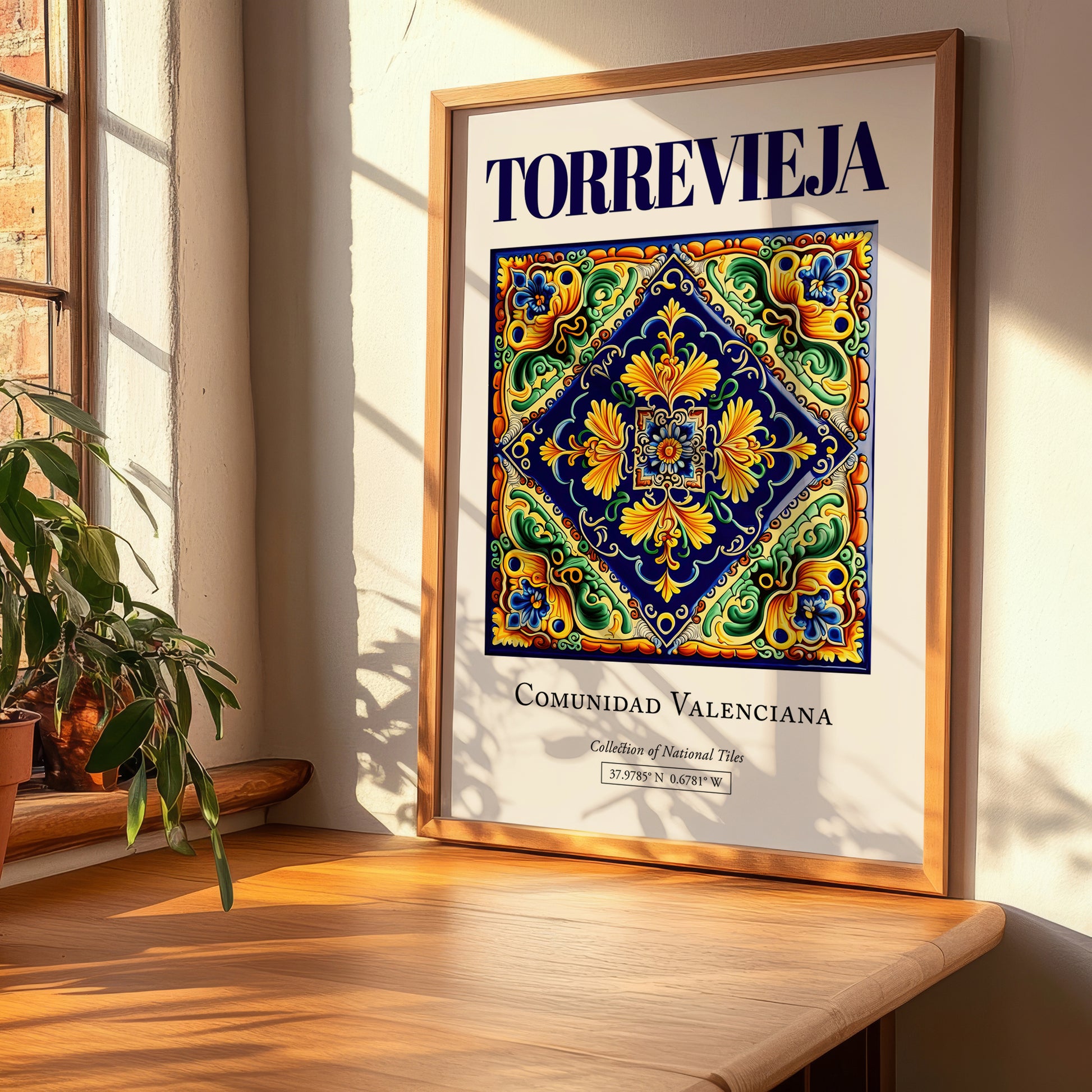 Torrevieja, Spain – Travel Print, clean layout with no caption