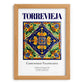 Torrevieja, Spain – Travel Print, set in oak frame