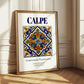Calpe, Spain – Travel Poster, styled in a charming Paris street view