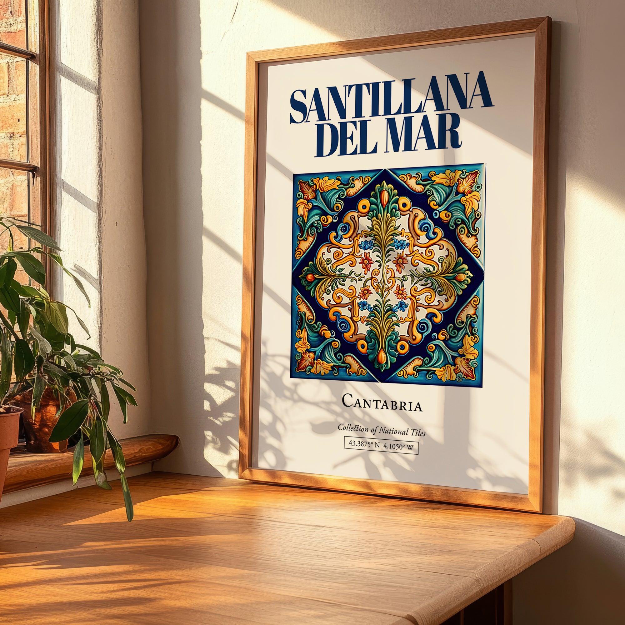 Santillana del Mar, Spain – Travel Wall Art, clean layout with no caption