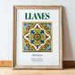 Llanes, Spain – Travel Wall Art, in wooden frame leaning on the floor
