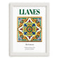 Llanes, Spain – Travel Wall Art, placed in minimal white frame
