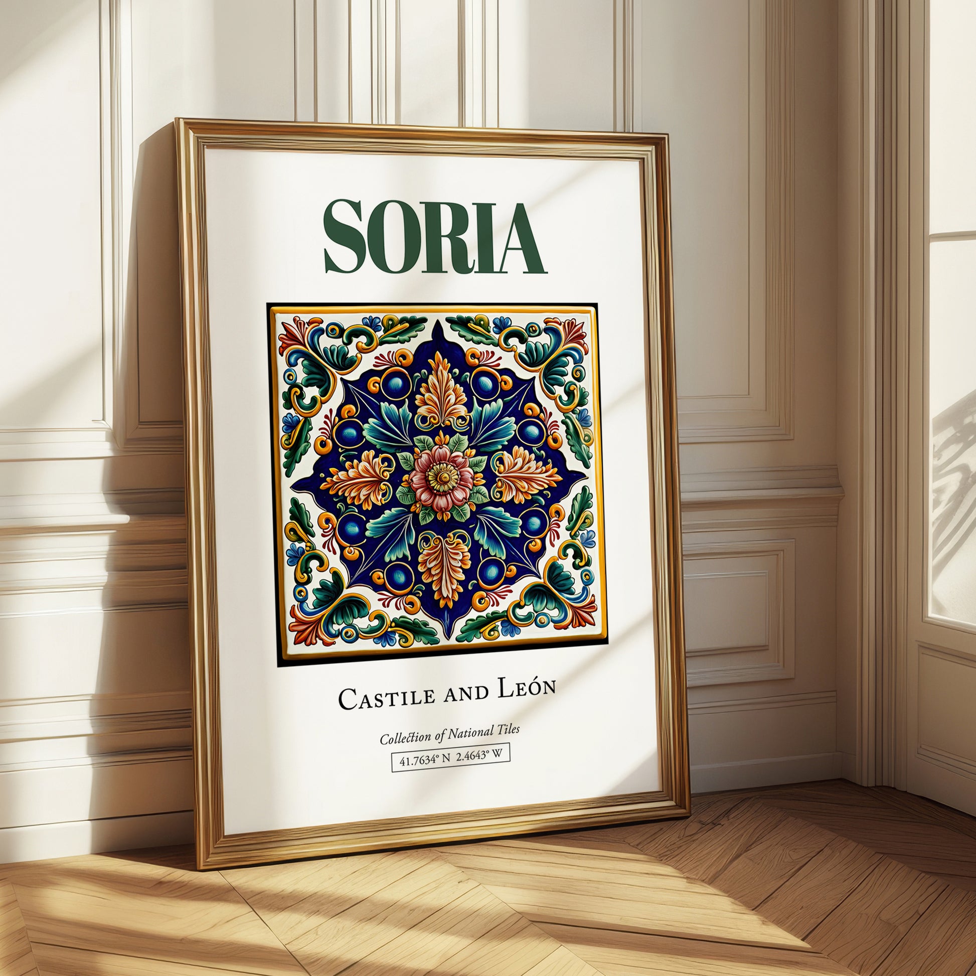 Soria, Spain – Travel Wall Art, styled in a charming Paris street view