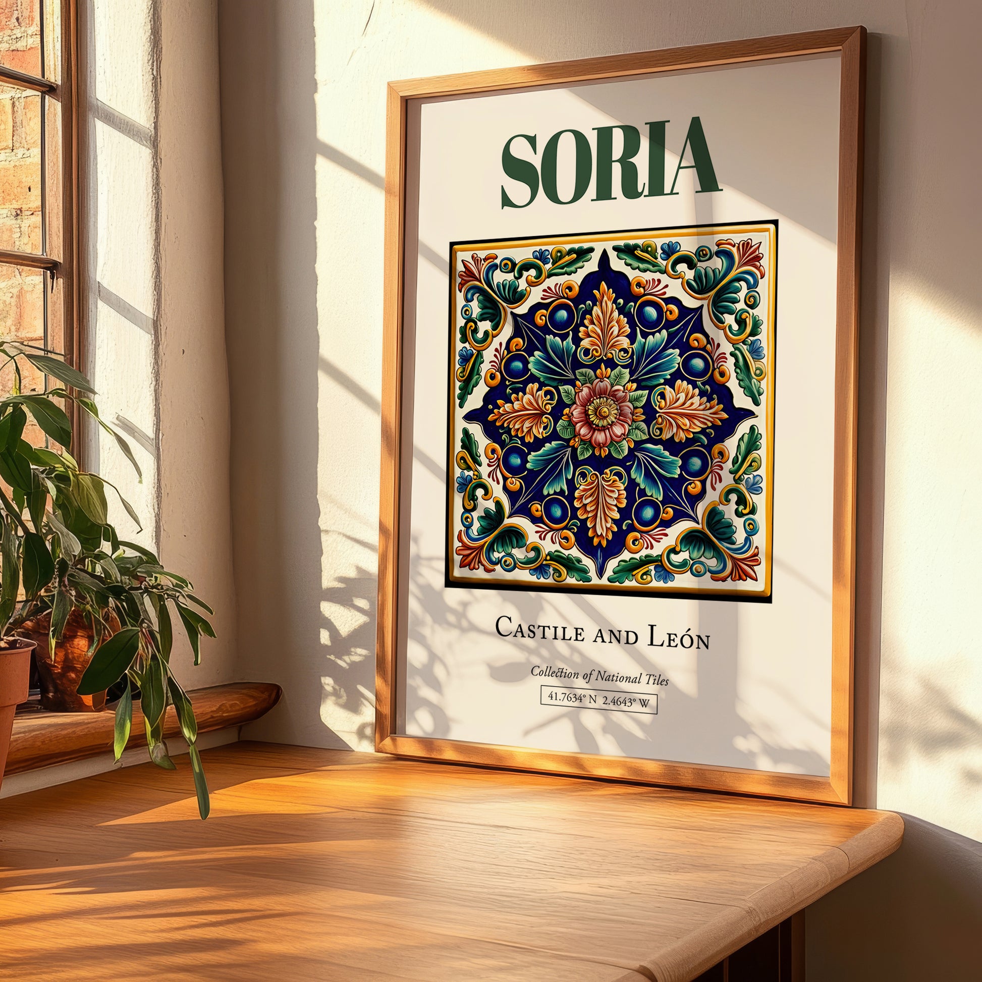 Soria, Spain – Travel Wall Art, clean layout with no caption