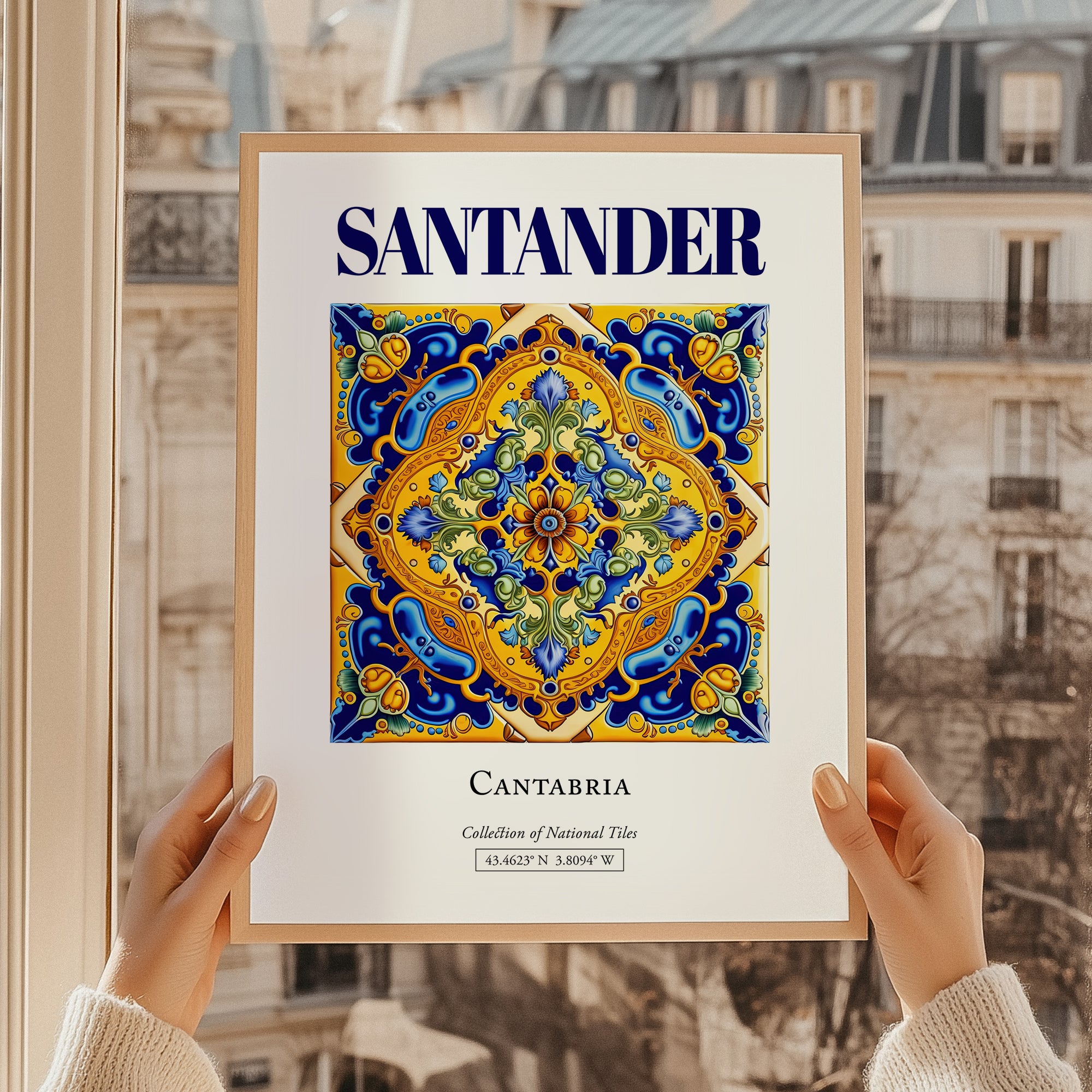 Santander, Spain – Minimalist Travel Print