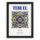 Teruel, Spain – Dream Destination Decor, in sleek black frame