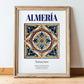 Almería, Spain – Travel Print, in wooden frame leaning on the floor