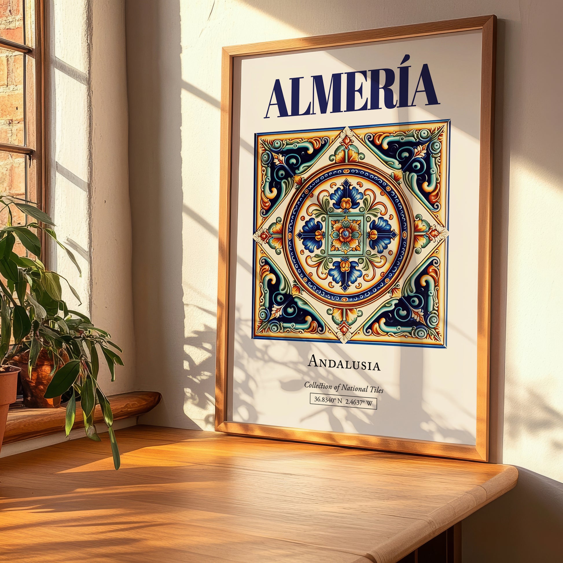 Almería, Spain – Travel Print, clean layout with no caption