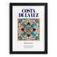 Costa de la Luz, Spain – Historic Cities Art Print, in sleek black frame