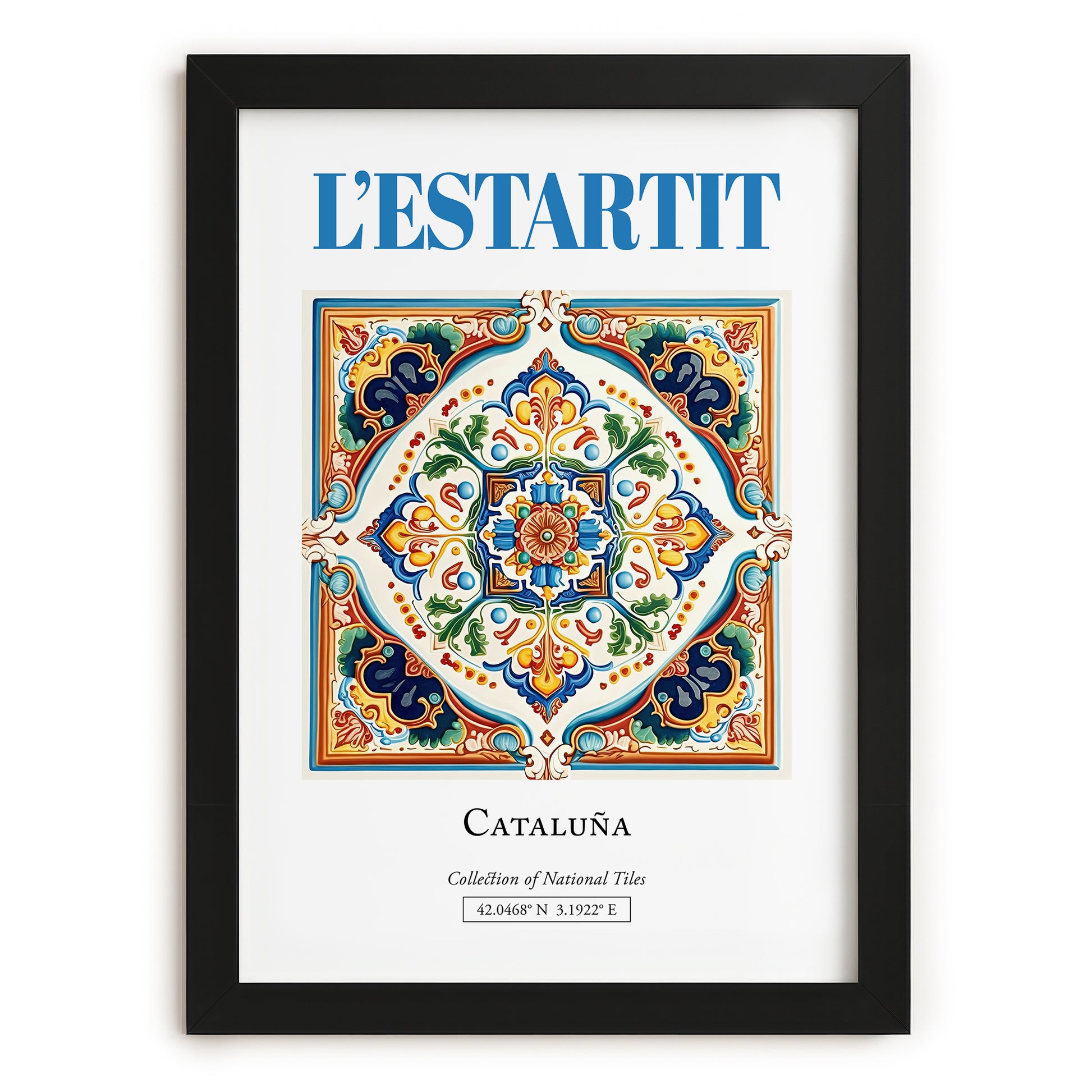 L'Estartit, Spain – Travel Wall Decor, in sleek black frame