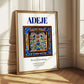 Adeje, Spain – World Heritage Travel Poster, styled in a charming Paris street view