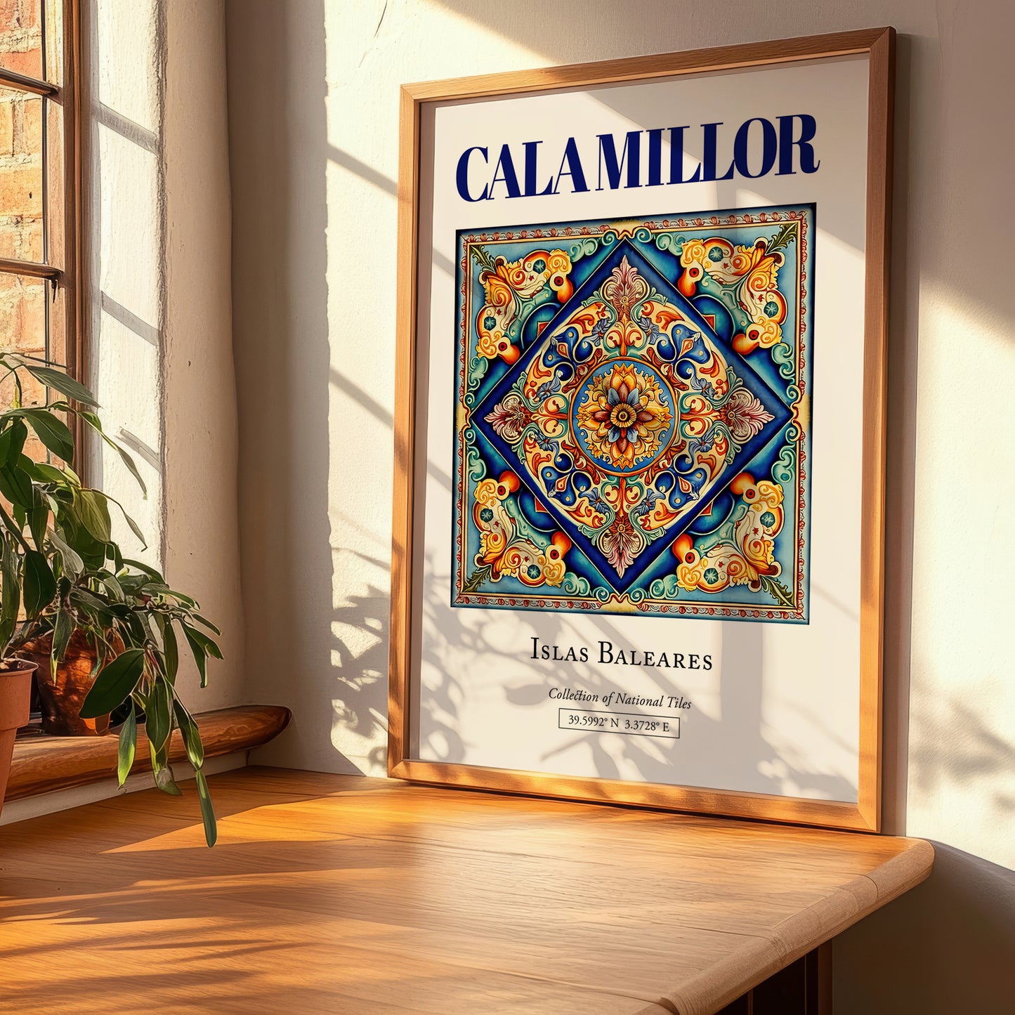 Cala Millor, Spain – Travel Wall Decor, clean layout with no caption