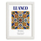 Luanco, Spain – Travel Poster, placed in minimal white frame