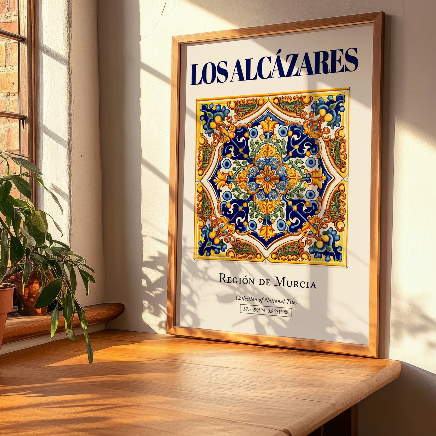 Los Alcázares, Spain – Travel Poster, clean layout with no caption
