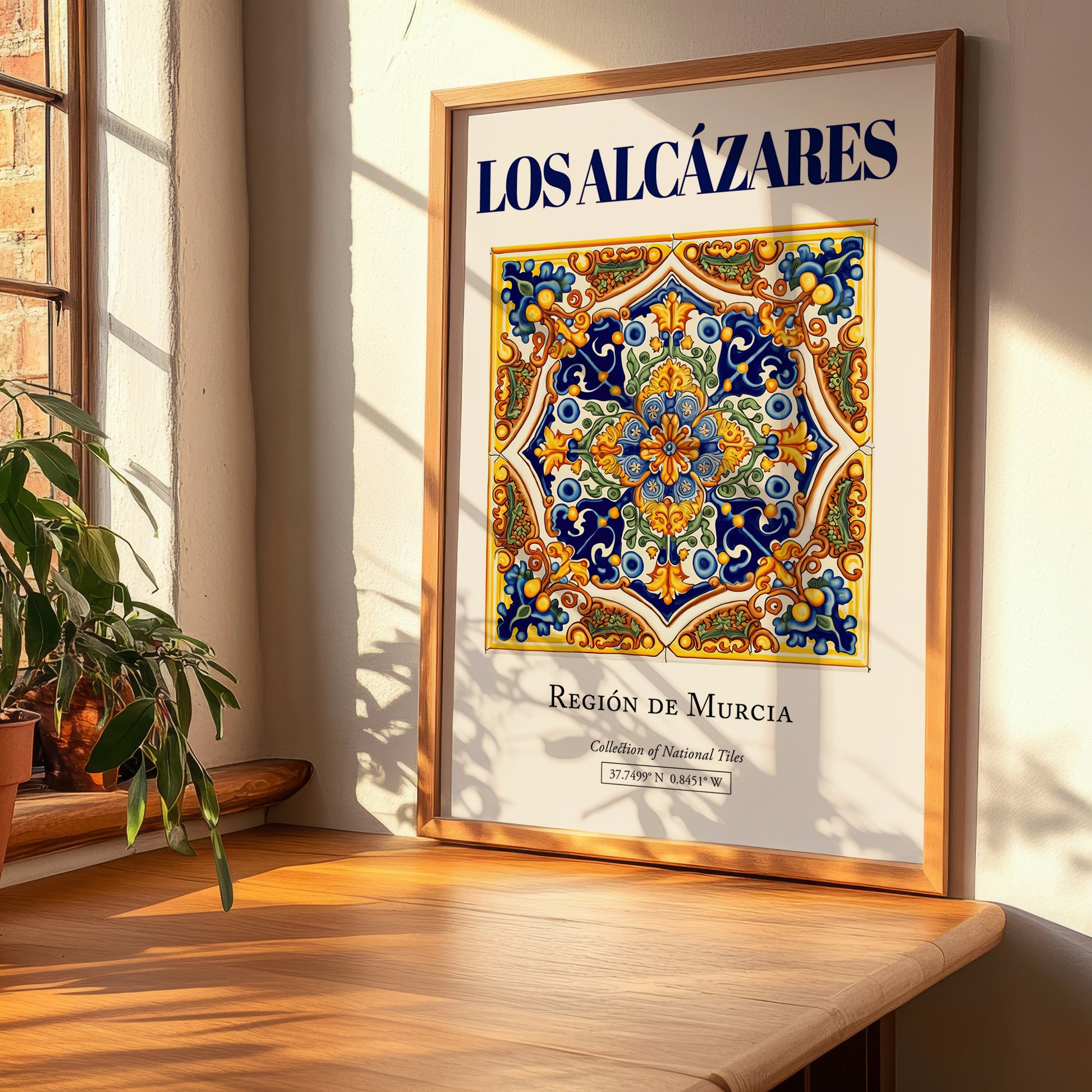 Los Alcázares, Spain – Travel Poster, clean layout with no caption