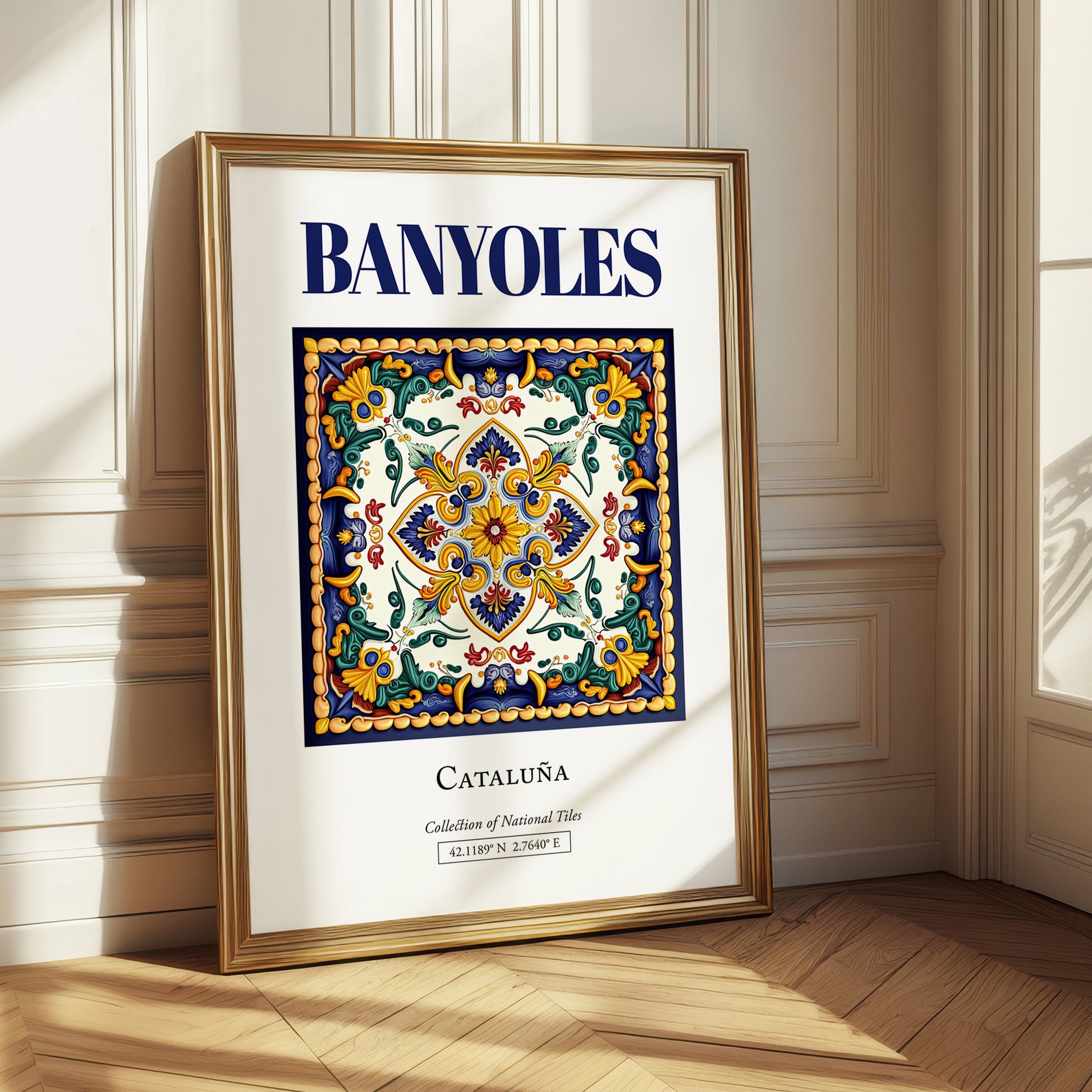 Banyoles, Spain – Travel Print, styled in a charming Paris street view